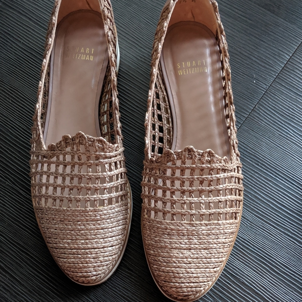 Stuart Weitzman Crochet Loafers